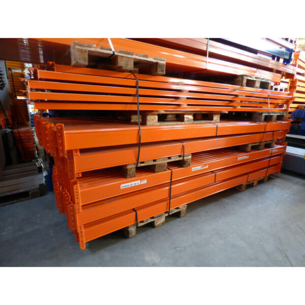 Elvedi Traverse ( 120x50mm ) Länge 4.200mm / 2.000 kg Max. Fachlast / orange lackiert