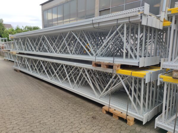 Tegometall CI Schwerlastregal Höhe 2200mm / Tiefe 1.000mm / Traversenlänge 1900mm / 1000Kg pro Palette / 72 Plätze