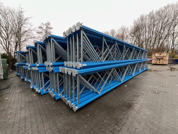 Stow Schwerlastregal Höhe 4.000mm / Tiefe 1.100mm / Traversenlänge 2700mm / 3.000 kg Fachlast / 120 Plätze – Bild 2