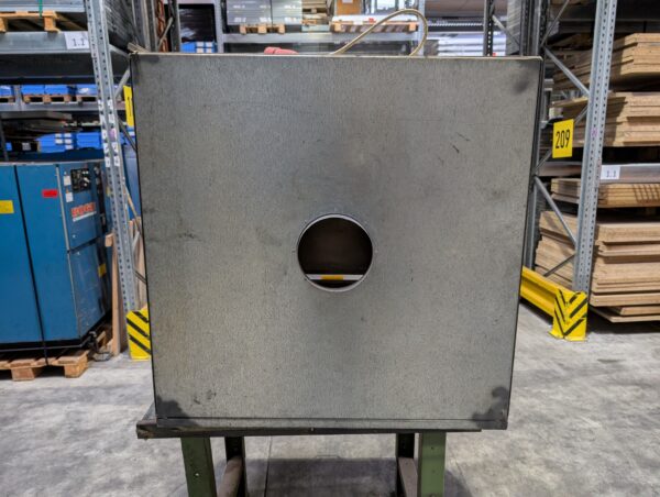 Industrielle Reinigungsanlage / Handschuhbox mit Absauganschluss – Bild 4