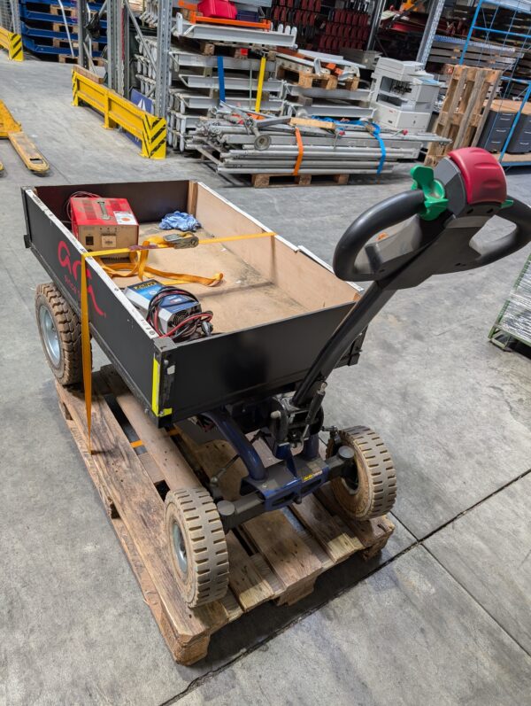 Elektrischer Transportwagen Zallys Jespi UL/2003 – Elektro-Lastwagen für Materialtransport / Baujahr 2017