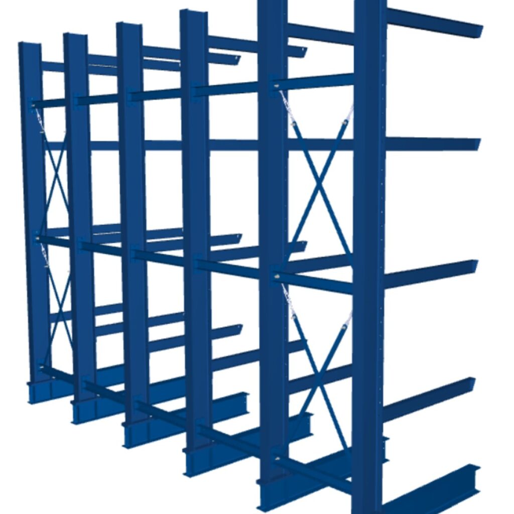 Meta Cantilever Racking MULTISTRONG HEAVY | Height 4,100 mm | Depth 1,200 mm | New, image 2 of 2