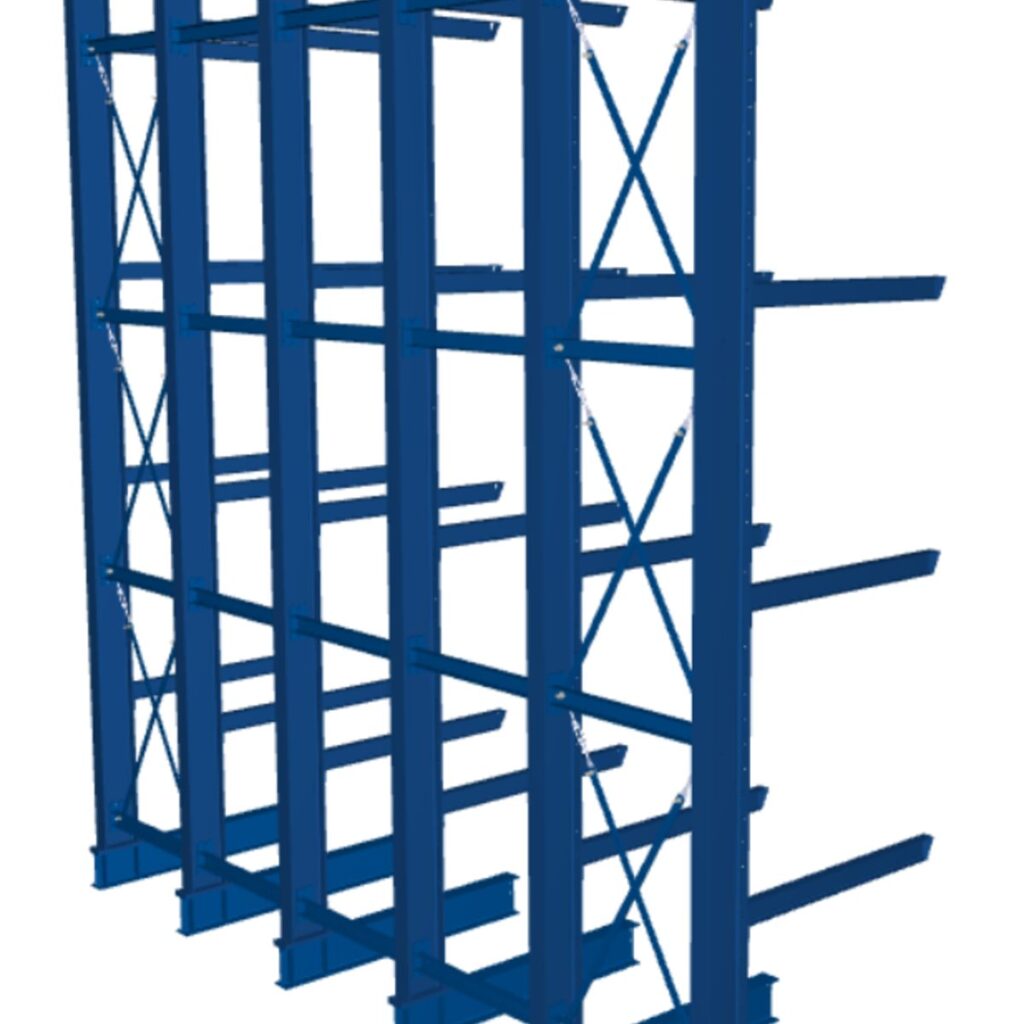 Meta Cantilever Racking MULTISTRONG HEAVY | Height 5,100 mm | Depth 1,200 mm | New, image 2 of 2