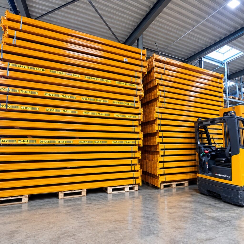 Jungheinrich Palettenregal MPB | 1.080 Stellplätze | Höhe 6.000 mm | Gebraucht, Bild 2 von 3