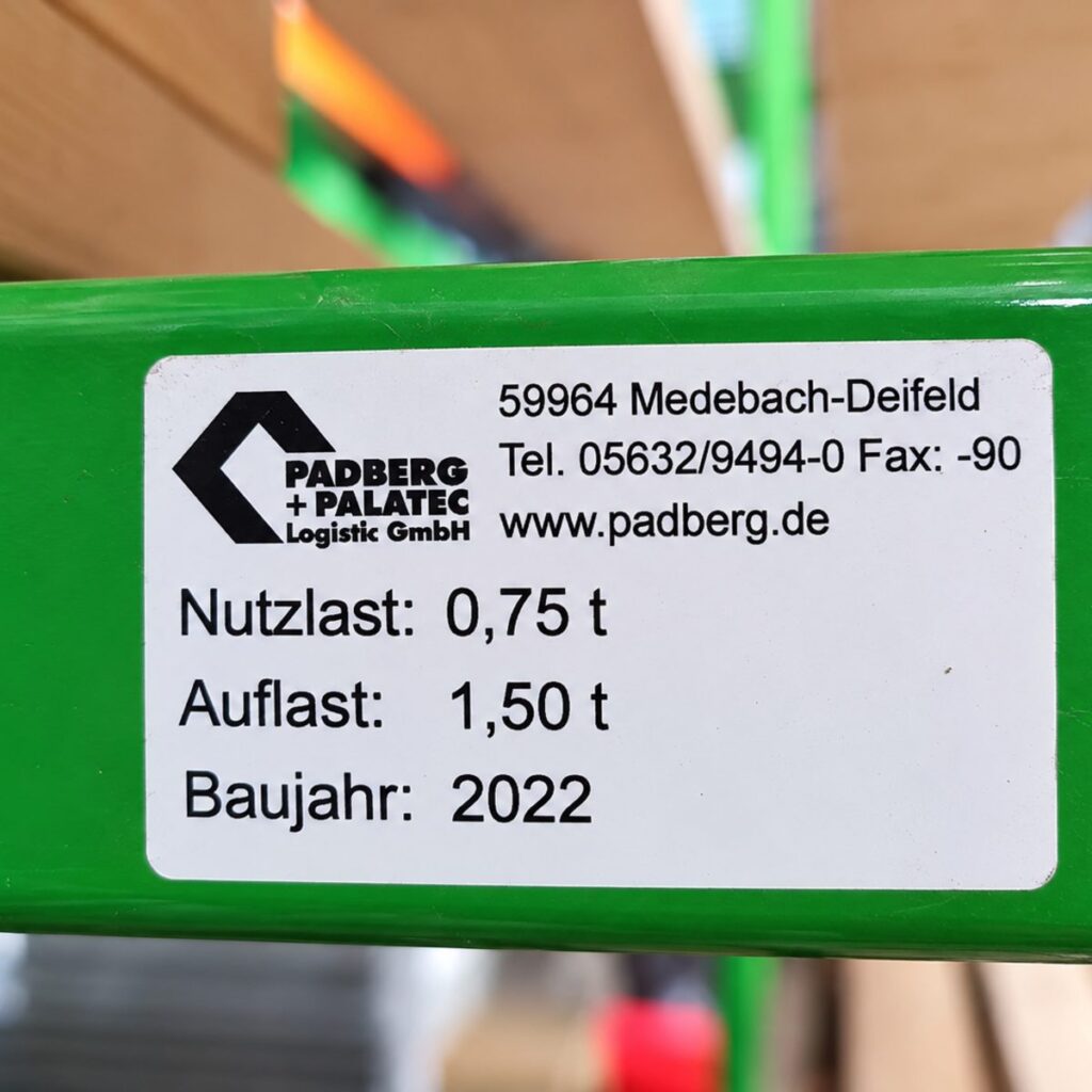 PADBERG + PALATEC stacking rack – 6,000 units available | Used, image 4 of 4