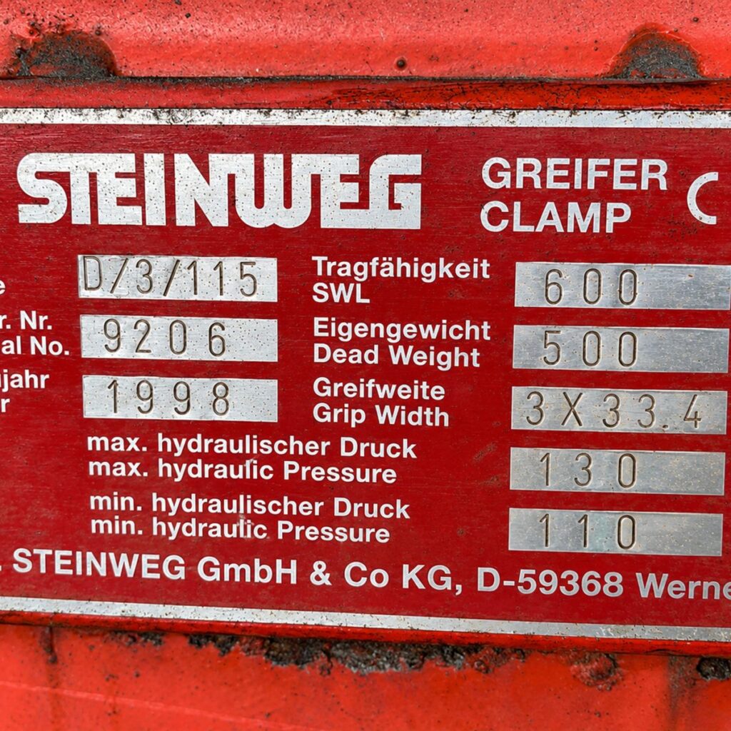 STEINWEG Brick & Stone Gripper DZ3/115 | Used, image 2 of 2