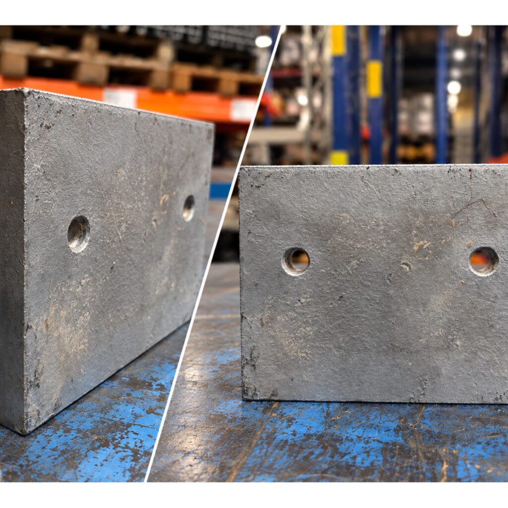 LHS levelling plate | Length 180 mm | Height 20 mm | Used, image 2 of 2